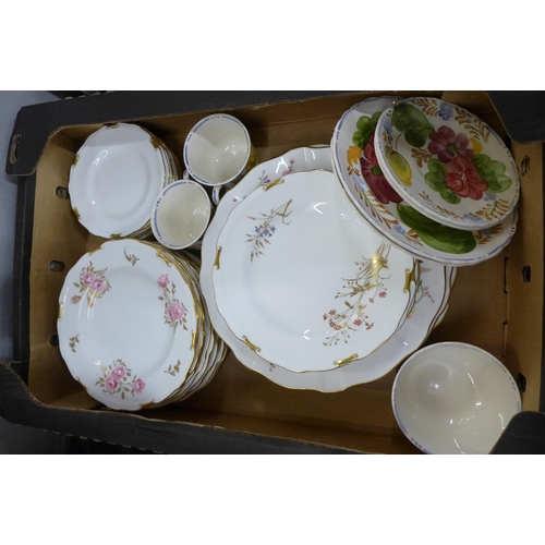 775 - A collection of Royal Crown Derby Posies, Devonshire Pinxton Rose and Regency fine bone china and Si... 