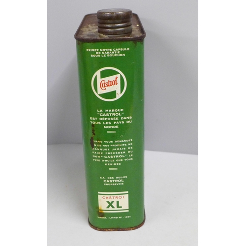 782 - A vintage Castrol XL oil can