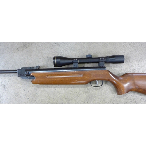 799 - A German Weihrauch HW35 kal 5.5 target shooting air rifle with Apollo Gold Star 4 x 40 scope