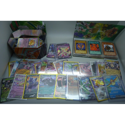 923 - Three boxes of Pokemon Trading Cards including four sealed packs, Japanese issues, many in plastic s... 