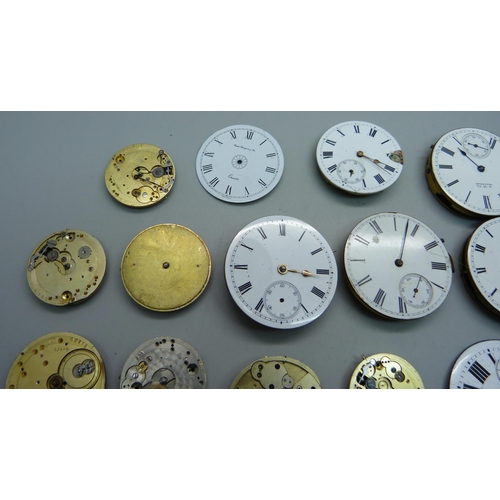 931 - Pocket watch movements