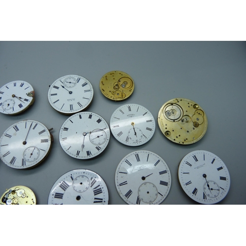 931 - Pocket watch movements