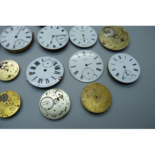 931 - Pocket watch movements