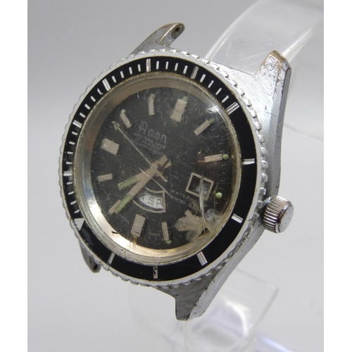 987 - A gentleman's Agon wristwatch with a Seiko case back