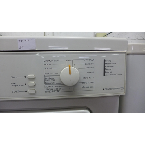 2191 - A Miele Novotronic T490 free standing front load tumble dryer