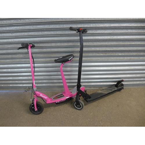 2197 - Two electric scooters including a Zinc Eco and a Razor E100S - Police repossession