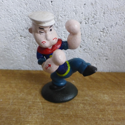 2079 - A Popeye boxing figure and a Popeye Kung Fu figure * this lot is subject to VAT