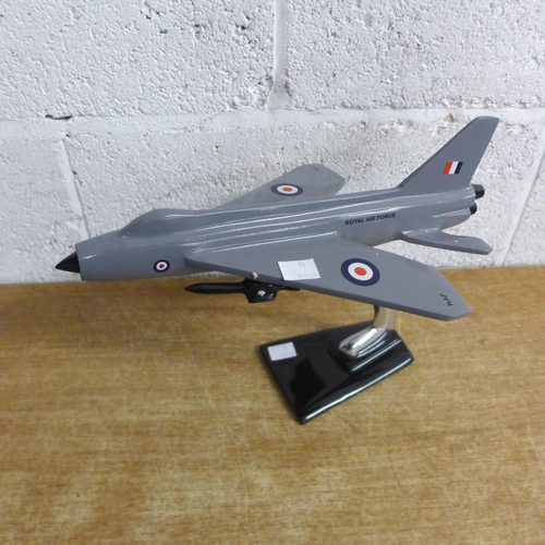 2085 - A model Lightning jet * this lot is subject to VAT