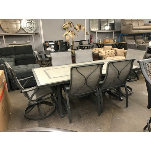 1476 - Sunvilla Murray Seven Piece Sling Dining Set, original RRP £1689 + VAT - (4190-42/902) * This lot is... 