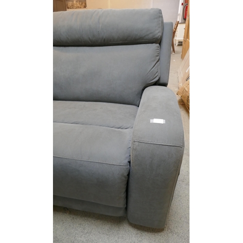 1504 - Justin Grey Sectional Reclining Sofa , Original RRP £1499.99 + VAT (4198-40/901) *This lot is subjec... 