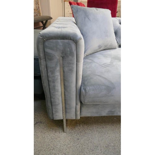 1513 - Matrix grey three and two seater sofas *This lot is subject to VAT