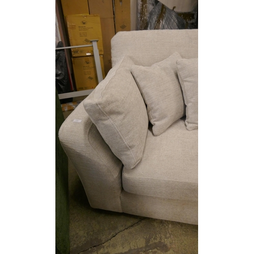 1530 - Selsey 3 Seater Pumice Fabric Sofa, Original RRP £833.33 + VAT (4198-22) *This lot is subject to VAT