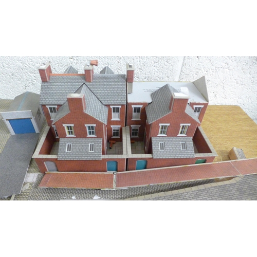 2104 - 5 Boxes of OO gauge model railway including Tri-ang R.113 goods wagons, R.61 signal box, R.19 Tarpau... 