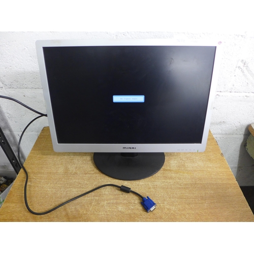 2070 - A Mirai DML 522W100 22” computer display monitor