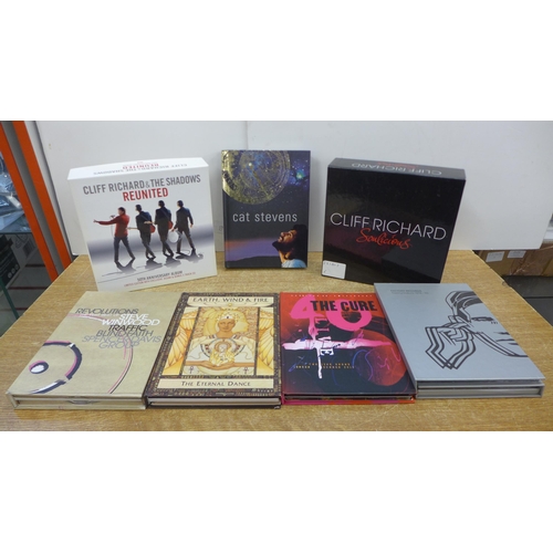 2116 - A collection of collectible music CD/DVD sets including The Cure - Curætion 25th Anniversary, Cat St... 