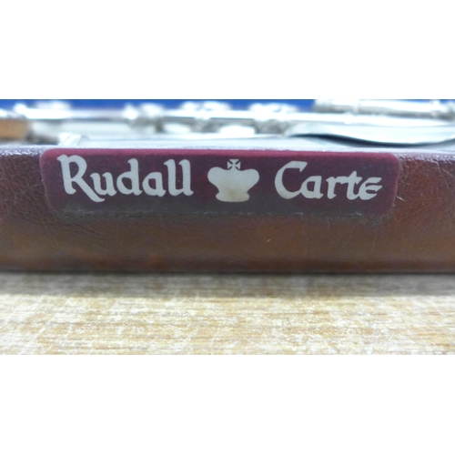 2119 - A Rudall Carte & Co. Ltd Sonata N flute - cased