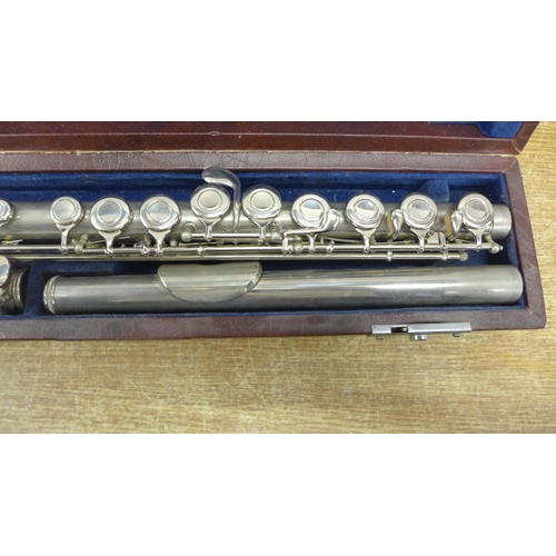 2119 - A Rudall Carte & Co. Ltd Sonata N flute - cased