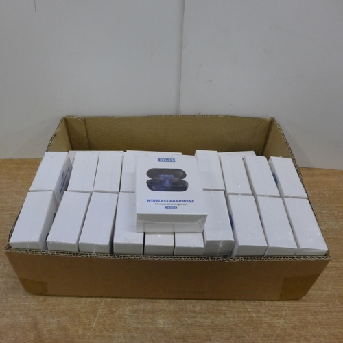 2125 - Twenty-four XG-13 wireless earphone sets, boxed, sealed