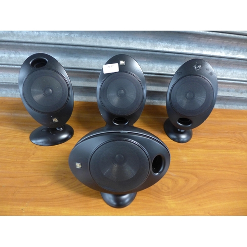 2147 - Four KEF KHT SP3375 surround sound speakers