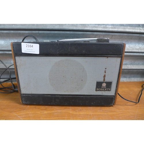 2164 - A Roberts R701 am/fm 3 band portable radio and two DAB radios including a Bush DAB30 and Bush Ne3120