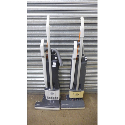 2175 - A Sebo BS36 and a Sebo BS360 vacuum cleaner