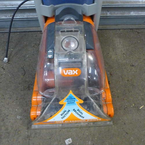 2179 - A Vax Rapide XL automix carpet cleaning machine with attachment - cap missing on side - W