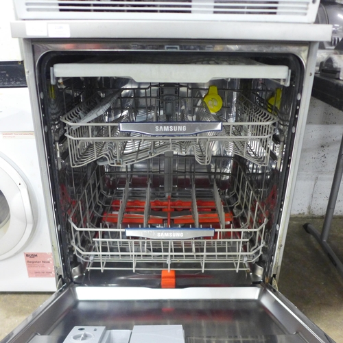 2186 - A Samsung free standing dish washer with water wall and flexi tray