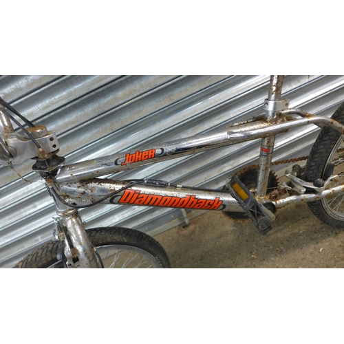 2196B - A Diamondback Joker BMX bike with a Gyro handlebar stem