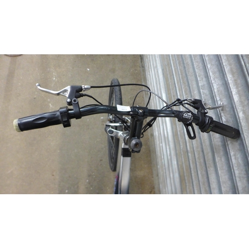 2198 - A Powered Bicycles Salisbury model front suspension electric bike with key and an LPX lithium polyme... 