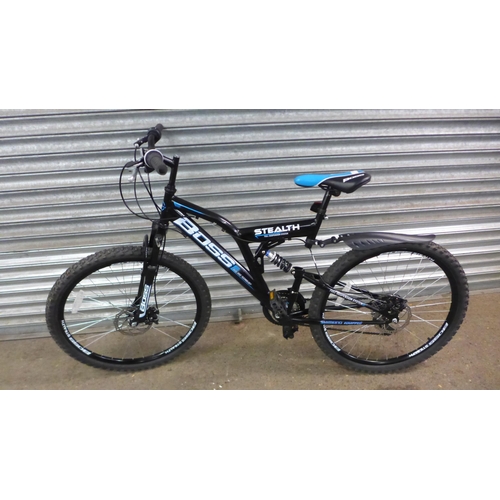 2201 - A men's Boss Stealth full suspension MTB with dual disc brakes - Police repossession