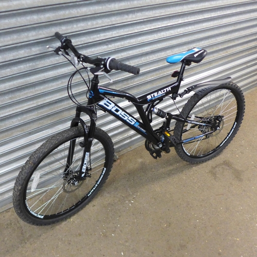 2201 - A men's Boss Stealth full suspension MTB with dual disc brakes - Police repossession