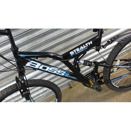 2201 - A men's Boss Stealth full suspension MTB with dual disc brakes - Police repossession