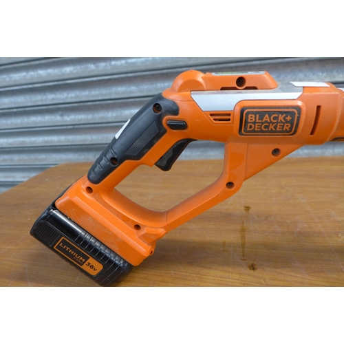 2275 - A Black and Decker GLC3630L20 cordless 30cm strimmer with a 36V 2AL lithium battery, charger and box