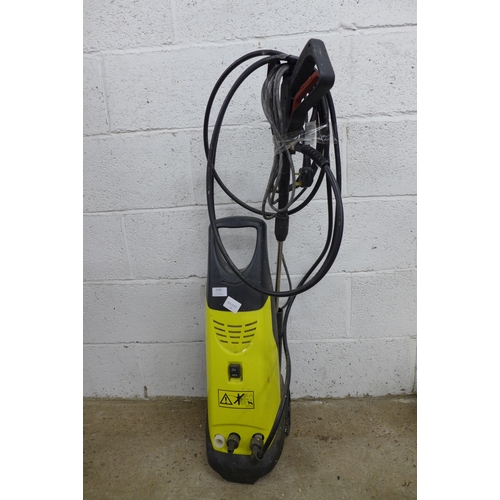 2295 - A HD11656 240v pressure jet wash with hose and lance and a Karcher 210 pressure jet wash with hose a... 