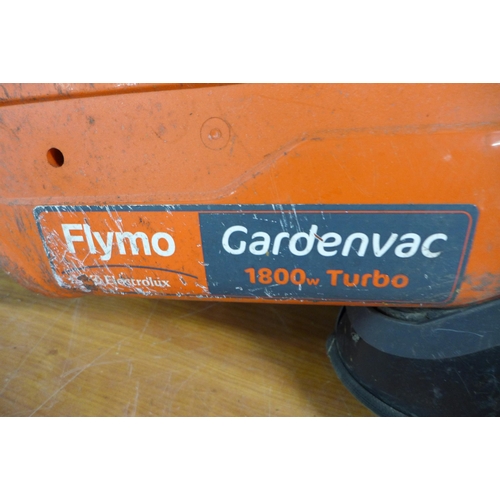 2296 - A Flymo 1800w turbo garden vac and a Gardenline Essentials electric hedge trimmer