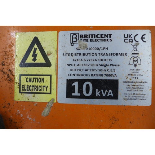 2306 - A Briticent Site Electrics 110v site distribution transformer box