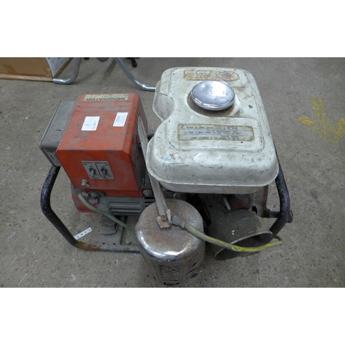 2316 - A 120va 240v petrol generator with Honda FG900Z petrol engine