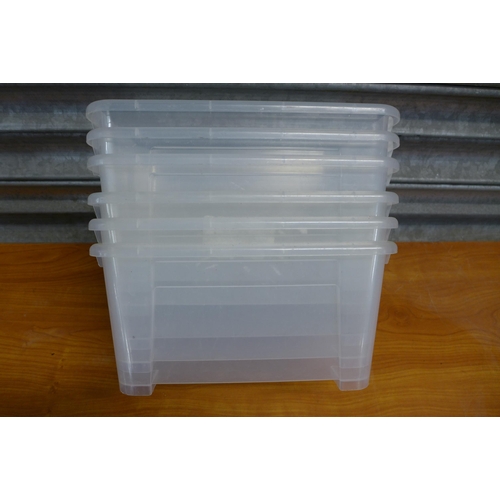 2341 - A collection of seed trays and propagators, four boxes and six other plastic tubs