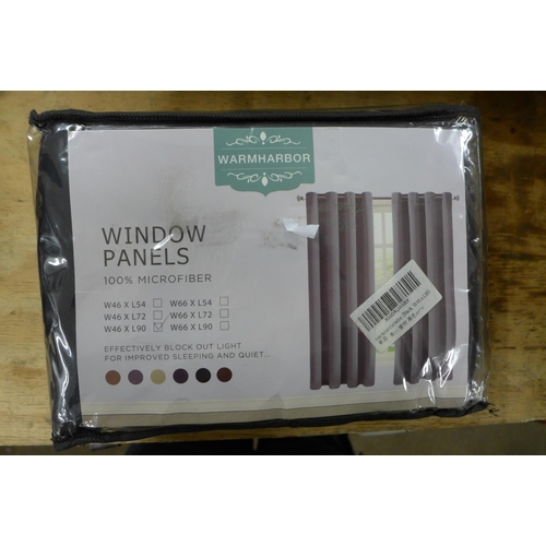 2366 - Warmharbor window panels, various sizes, 4 in total