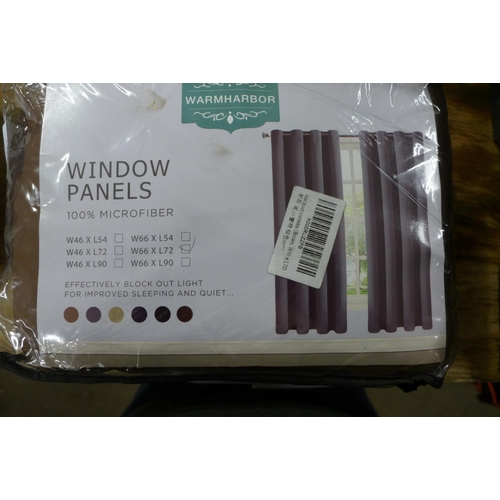 2366 - Warmharbor window panels, various sizes, 4 in total