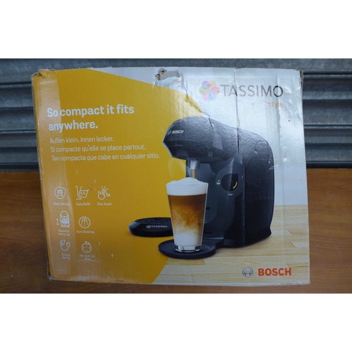 2376 - Two Bosch Tassimo Style compact coffee machines - W