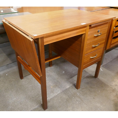 74 - A teak desk