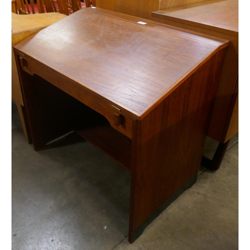 89 - A teak writing desk