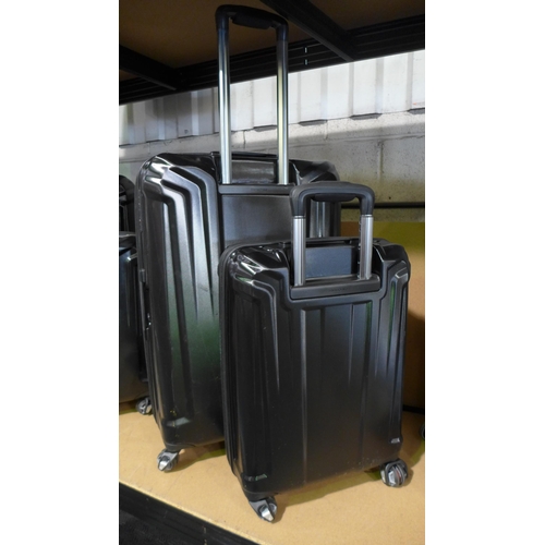 3016 - Samsonite Endure 2-piece Hardside Black Suitcase Set, Original RRP £119.99 + VAT (318-71) *This lot ... 