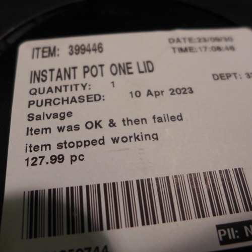 3045 - Instant Pot One Lid Original RRP £159.99 + VAT (318-94) *This lot is subject to VAT