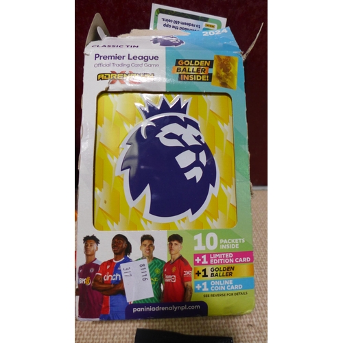 3070 - Premier League 23/24 Trading Cards & Pokemon Booster Bundle  (317-114) (318-119,120) *This lot is su... 