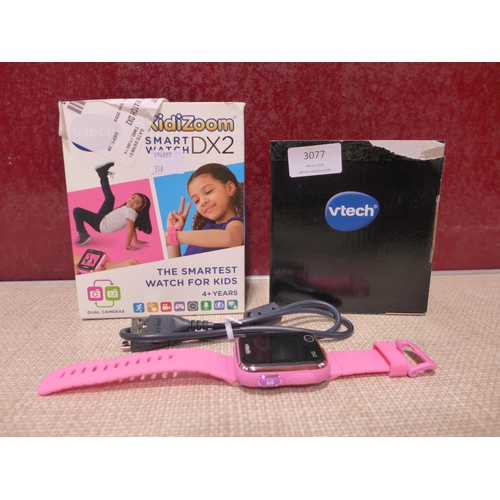 3077 - Vtech Pink DX2 Smart Watch  (318-88) *This lot is subject to VAT