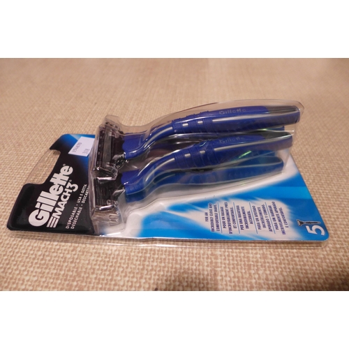 3091 - Gillette Mach 3 Disposable Razors (3 x 5pk) (318-214) *This lot is subject to VAT