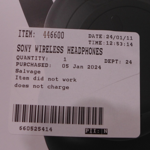 3095 - Sony Wireless Black Headphones Model - WH-CH720N (317-112) *This lot is subject to VAT