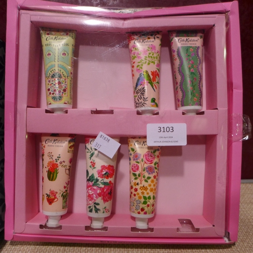 3103 - Cath Kidston Mini Hand Creams & 3 D&G Light Blue - 50ml Body Creams & Shower Gel (317-590, 670,671) ... 